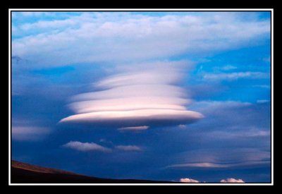 Nuage orographique sur le Mont Cook