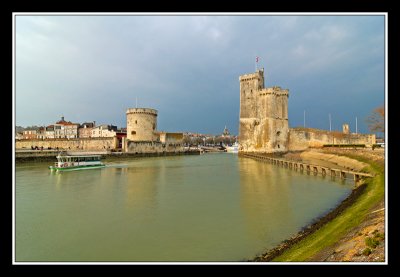 L'entre du port de la Rochelle