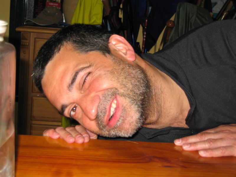 Jose Luis clowning with the camera