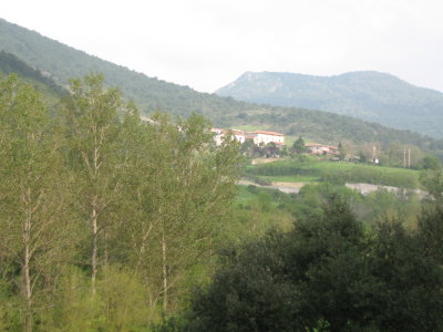 Looking back at the Pyrenees