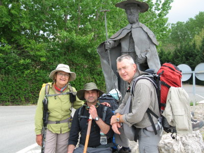 Pilgrims Monument at Puente de la Reina