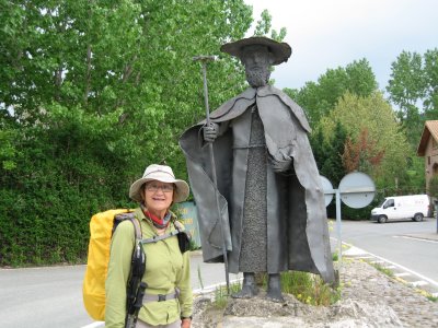 Pilgrims Monument at Puente de la Reina