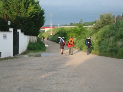 Leaving Puente de la Reina