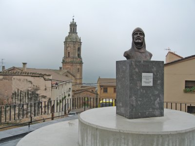 Statue of Sancho Garces I King of Pamplona at Villamayor de Monjardin