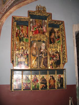 Triptych in the Iglesia Santa Maria in Los Arcos