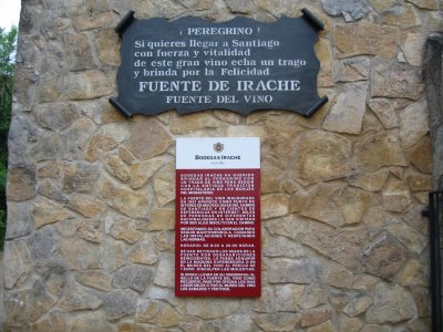 Message at the Fuente de Irache