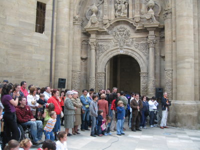 View of the audience