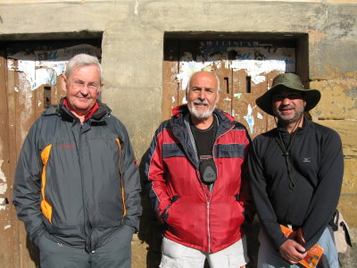 Gerhard, Jacinto and Jose Luis in Najera