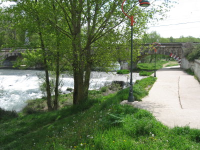 Another view of the riverside walk