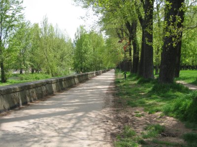 Another view of the riverside walk