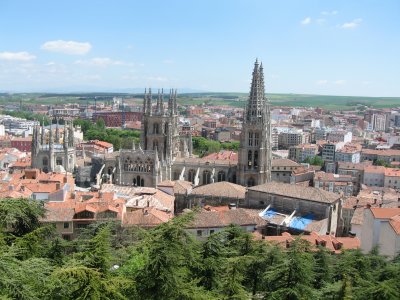 View of Burgos from the Parque del Castillo