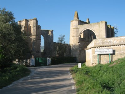 Ruins of Convento de San Anton, built in the XV  C, near Castrojeriz