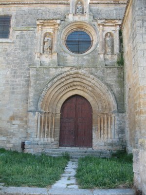 Entrance to the Colegiata in Castrojeriz