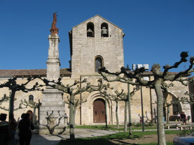 Romanic church Santa Maria del Camino (XII c) in Carrion de los Condes