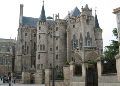 Episcopal Palace in Astorga, designed by Gaudi