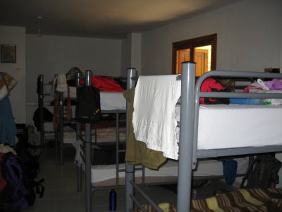 View of the sleeping quarters at Gaucelmo