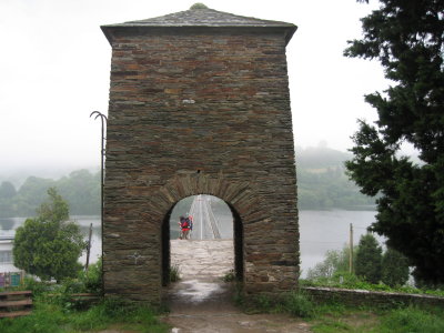 View of the Capilla de las Nieves in the morning mist