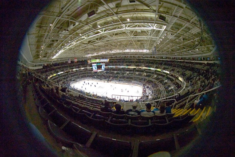 Fisheye view from my seat