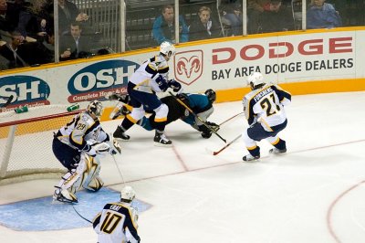 Nashville Predators vs. San Jose Sharks - February 28, 2007