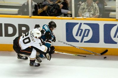 Preseason game A - Anaheim Ducks vs. San Jose Sharks - September 21, 2007