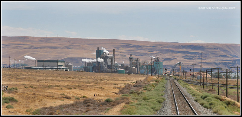Approaching the Boise Cascade Plant