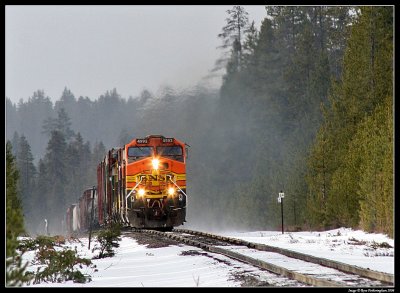 The BNSF at LaPine Oregon