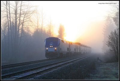 Cold & Foggy Sunrise