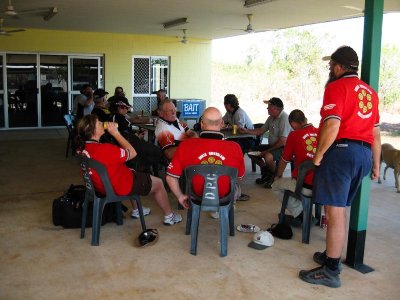 Revolver shooters at the ICORE State Titles in Darwin