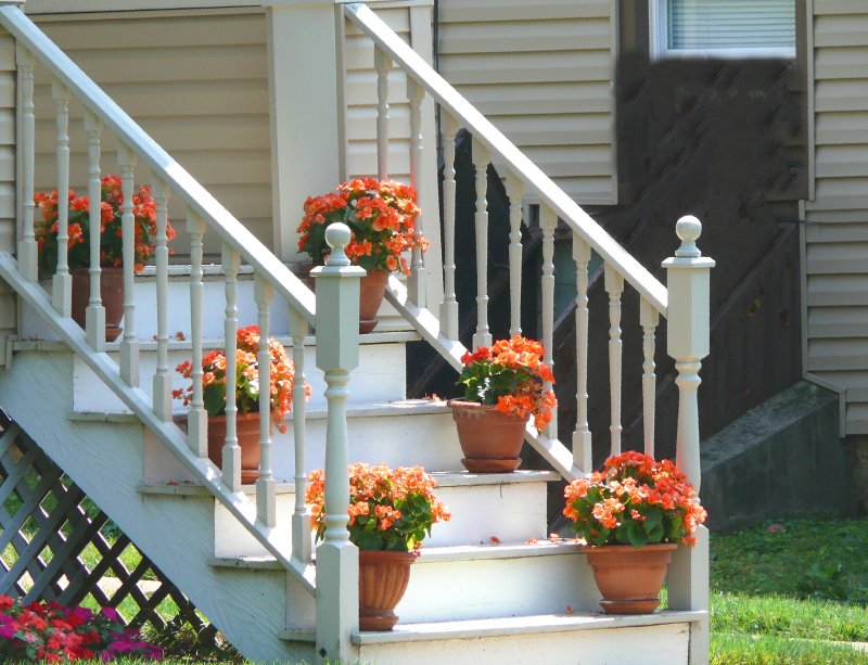 colourful stairs