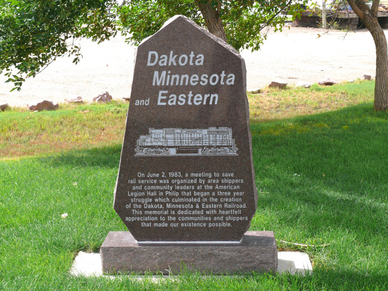 dakota minnesota and eastern railroad dedication