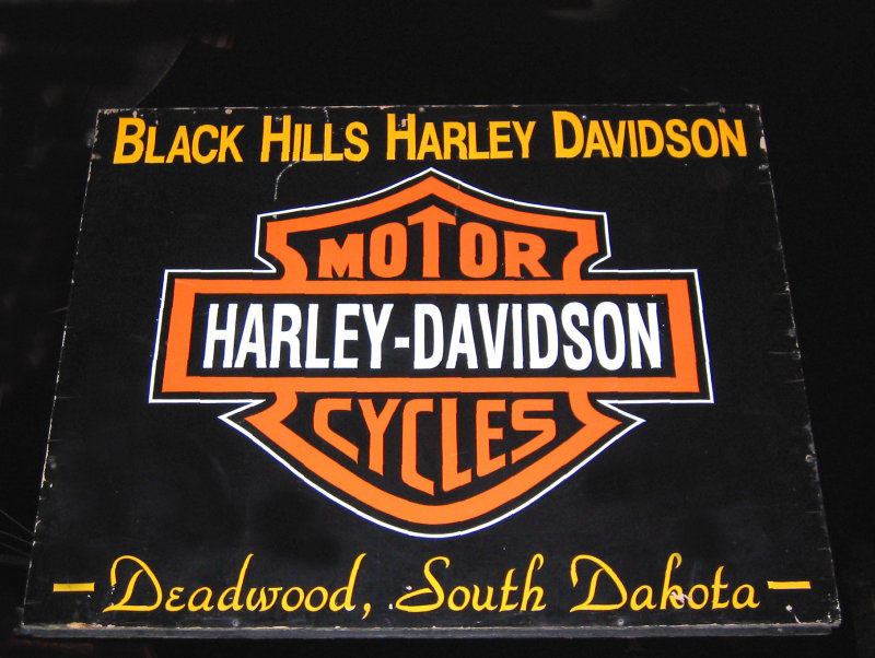 harley davidson sign