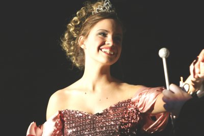 Lindsay, crowned as beauty queen