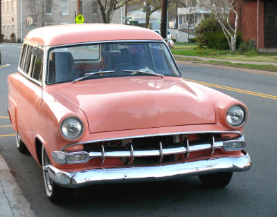 salmon coloured wheels