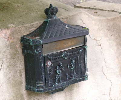 antique mailbox still in use