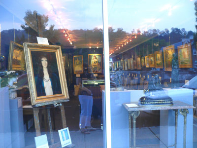 gallery window and reflection