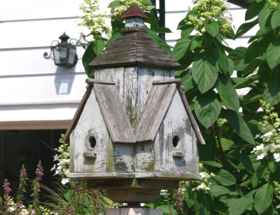 two-family birdhouse