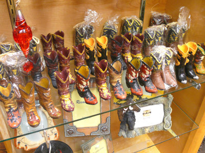 miniature souvenir boots