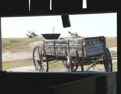 wagon, framed