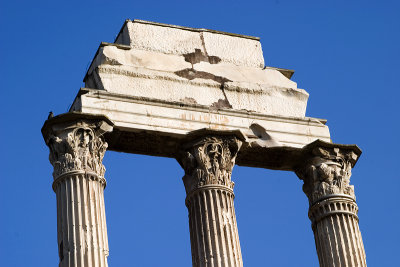 Columns from the Temple of Castor and Pollux