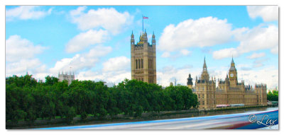 Big Ben & The Houses of Parliament -Pano