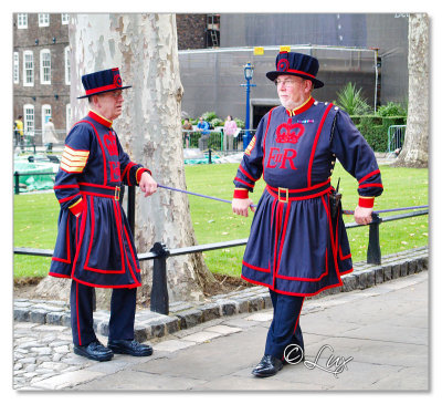 Yeoman Warders commonly known as Beefeaters
