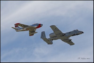 North American F-86 Sabre & A-10 Thunderbolt