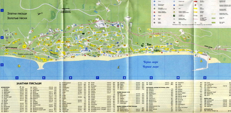 Map of Zlatni Piasatsi