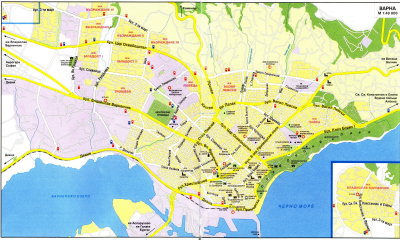 Map of Varna