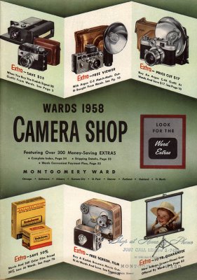 1958 Montgomery Ward Camera Catalog