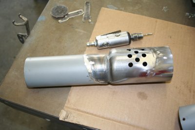 911R to 914-6 GT Exhaust Muffler Sex-change - Photo 2