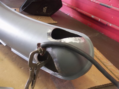 911R to 914-6 GT Exhaust Muffler Sex-change - Photo 14