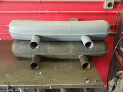 Reproduction - 914-6 GT Rally Muffler #1