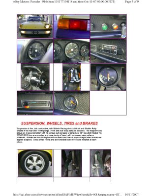 1971 Porsche 914-6 sn 914.143.0219 eBay $25,000 10112007 - Page 5