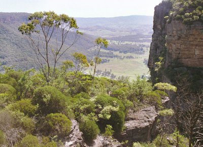 Megalong Valley from Porters Pass